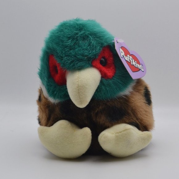 Autumn the Pheasant Puffkins by Swibco Style 6700 Bean Bag Plush - Picture 1 of 8